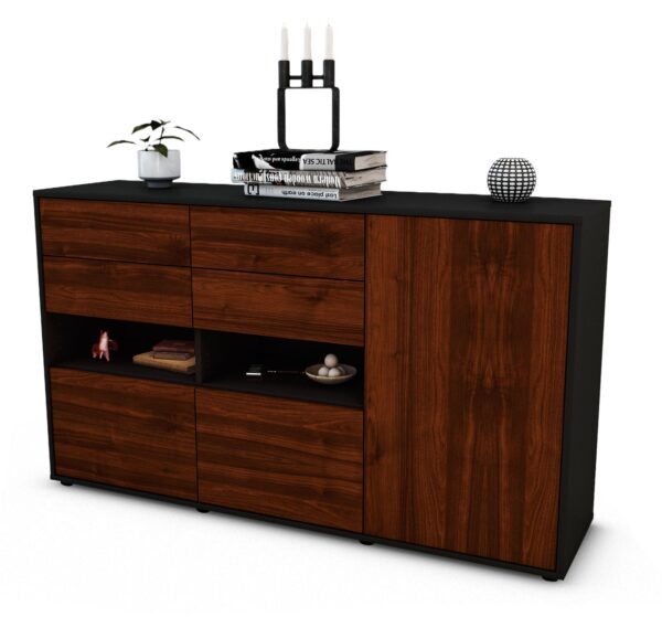 Sideboard Domi, Walnuss (136x79x35cm)