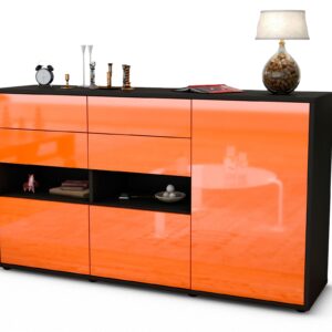 Sideboard Domi, Orange (136x79x35cm)