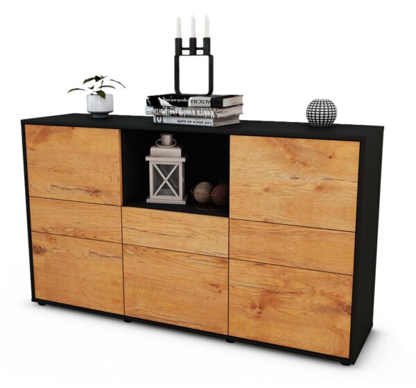 Sideboard Dominika, Eiche (136x79x35cm)