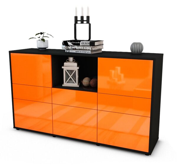 Sideboard Dominika, Orange (136x79x35cm)