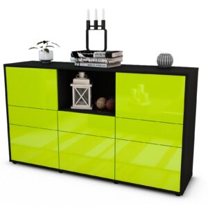 Sideboard Dominika, Grün (136x79x35cm)
