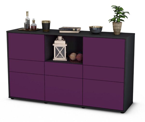 Sideboard Dominika, Lila (136x79x35cm)