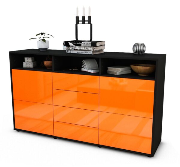 Sideboard Donabella, Orange (136x79x35cm)