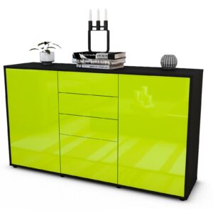 Sideboard Donatella, Grün (136x79x35cm)