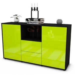 Sideboard Donika, Grün (136x79x35cm)