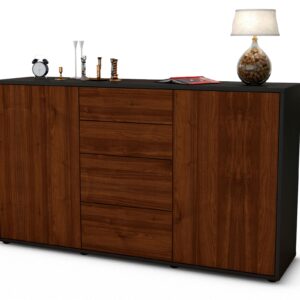 Sideboard Donna, Walnuss (136x79x35cm)
