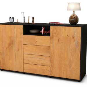 Sideboard Donnice, Eiche (136x79x35cm)