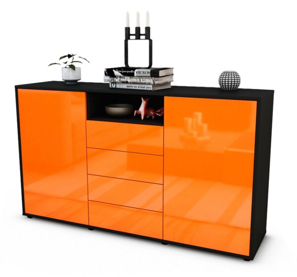 Sideboard Donnice, Orange (136x79x35cm)