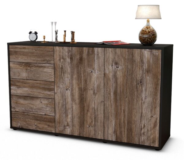 Sideboard Dorentina, Treibholz (136x79x35cm)