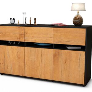 Sideboard Dorinde, Eiche (136x79x35cm)