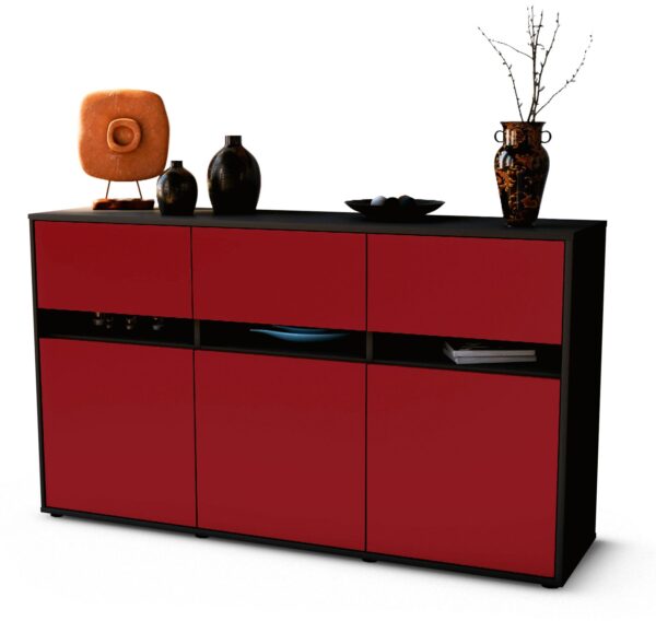 Sideboard Dorinde, Bordeaux (136x79x35cm)