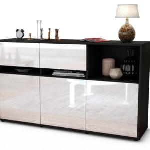 Sideboard Dorotea, Weiß (136x79x35cm)