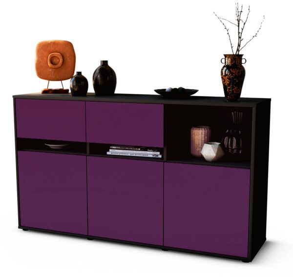 Sideboard Dorotea, Lila (136x79x35cm)