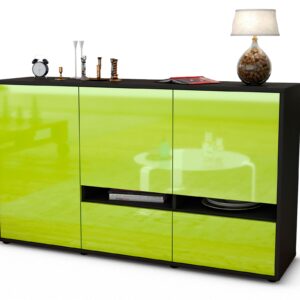 Sideboard Ebe, Grün (136x79x35cm)
