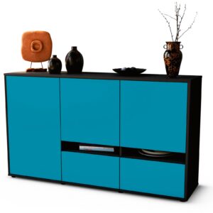 Sideboard Ebe, Türkis (136x79x35cm)
