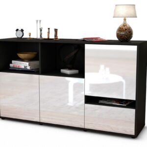 Sideboard Eda, Weiß (136x79x35cm)