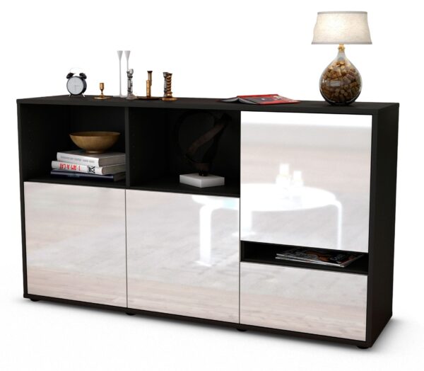 Sideboard Eda, Weiß (136x79x35cm)