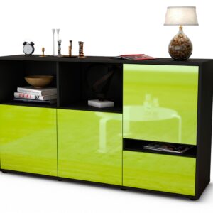 Sideboard Eda, Grün (136x79x35cm)