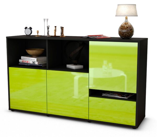 Sideboard Eda, Grün (136x79x35cm)