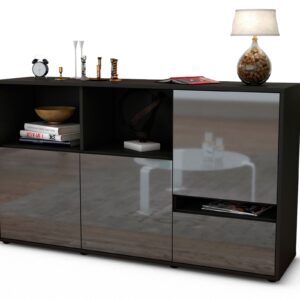Sideboard Eda, Grau (136x79x35cm)
