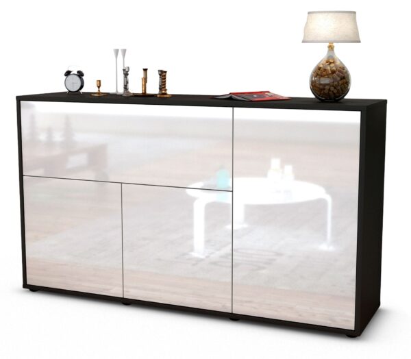 Sideboard Edera, Weiß (136x79x35cm)