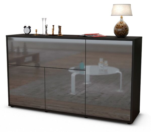 Sideboard Edera, Grau (136x79x35cm)