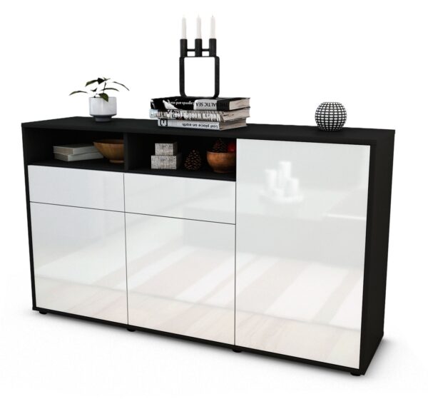 Sideboard Editta, Weiß (136x79x35cm)