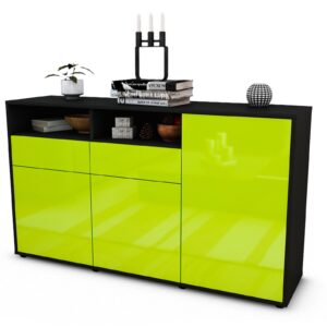 Sideboard Editta, Grün (136x79x35cm)