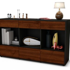 Sideboard Efisia, Walnuss (136x79x35cm)