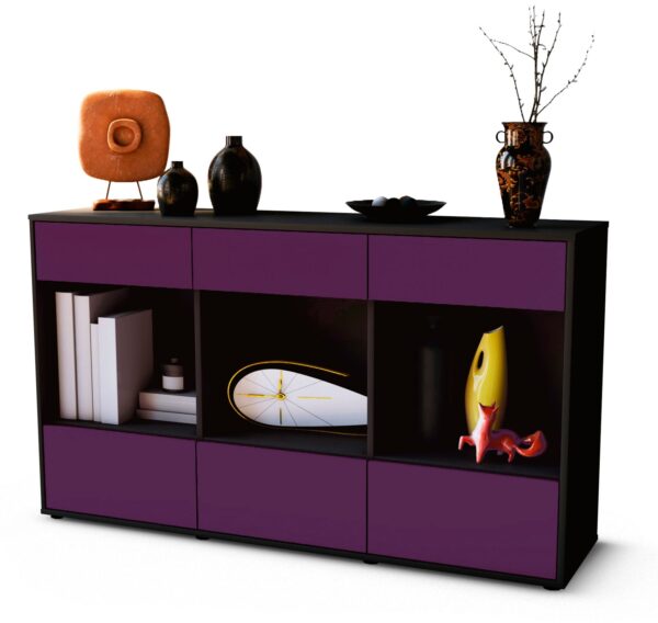 Sideboard Efisia, Lila (136x79x35cm)