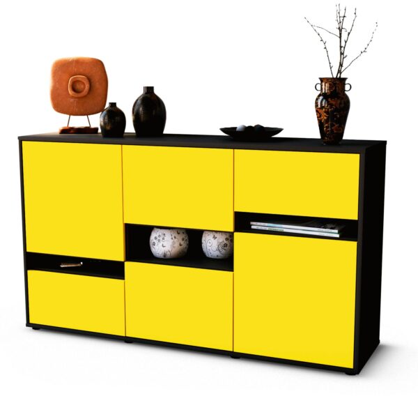 Sideboard Egizia, Gelb (136x79x35cm)
