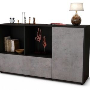 Sideboard Ela, Beton (136x79x35cm)