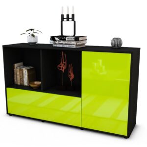 Sideboard Ela, Grün (136x79x35cm)