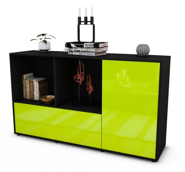Sideboard Ela, Grün (136x79x35cm)