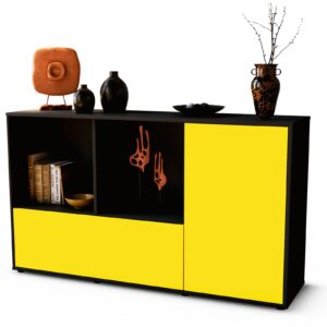 Sideboard Ela, Gelb (136x79x35cm)