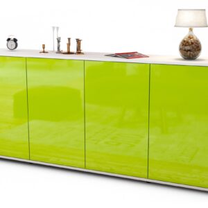 Sideboard Elana, Grün (180x79x35cm)