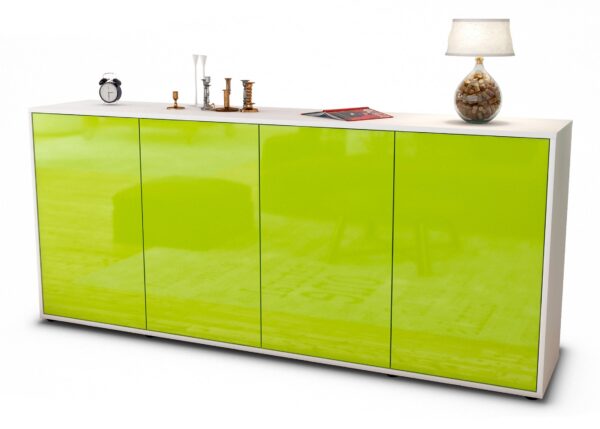 Sideboard Elana, Grün (180x79x35cm)