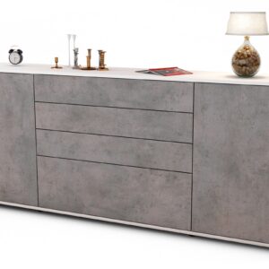 Sideboard Eleni, Beton (180x79x35cm)