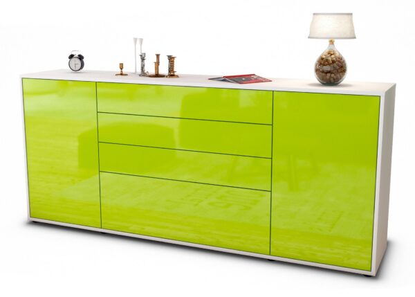 Sideboard Eleni, Grün (180x79x35cm)