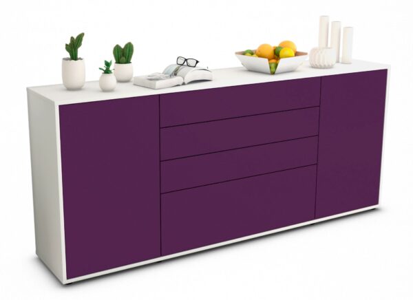 Sideboard Eleni, Lila (180x79x35cm)