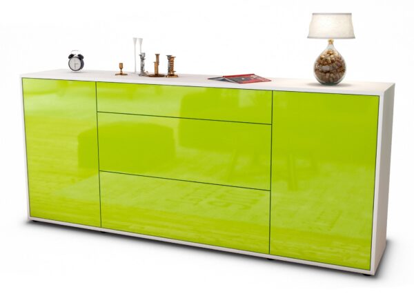 Sideboard Eleonora, Grün (180x79x35cm)