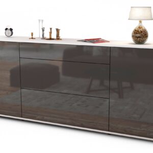 Sideboard Eleonora, Grau (180x79x35cm)