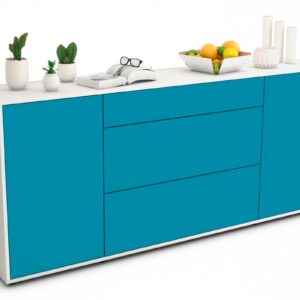 Sideboard Eleonora, Türkis (180x79x35cm)