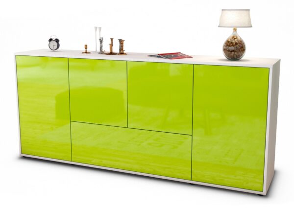 Sideboard Eli, Grün (180x79x35cm)
