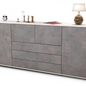 Sideboard Eliana, Beton (180x79x35cm)