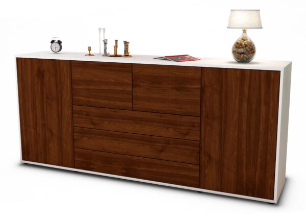 Sideboard Eliana, Walnuss (180x79x35cm)