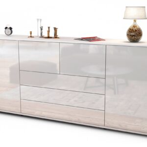 Sideboard Eliana, Weiß (180x79x35cm)
