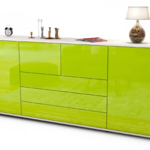 Sideboard Eliana, Grün (180x79x35cm)