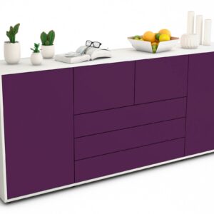 Sideboard Eliana, Lila (180x79x35cm)