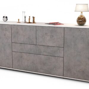 Sideboard Elisa, Beton (180x79x35cm)